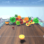 3D弹水果